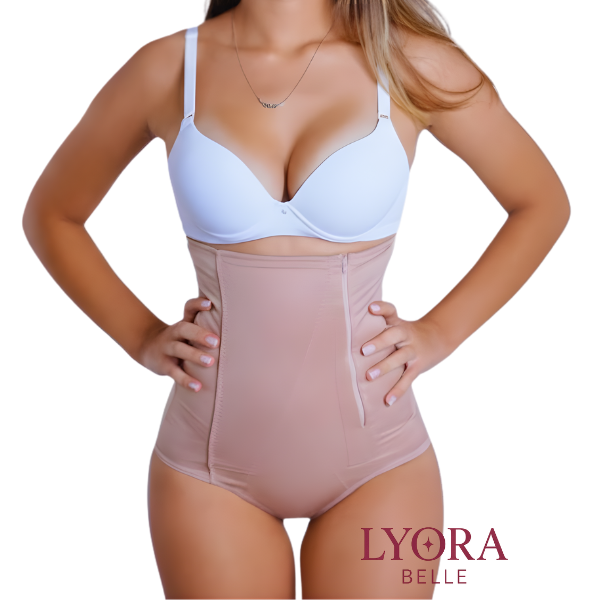 Cinta Calcinha Modeladora Pôs Parto Redutora de Barriga Alta Compressão