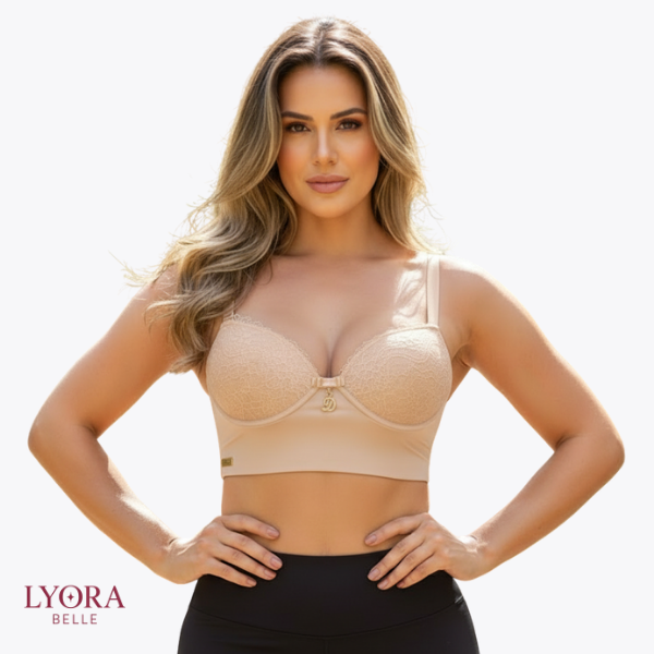 Kit 3 Sutiã Reforçado Plus Size Três Fechos Com Renda Alta Sustentação Com Bojo Confortável