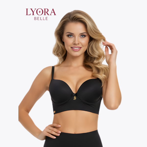 Kit 2 Sutiã Reforçado Liso Ajustável Com Bojo 3 Fecho Lateral Alta Feminino Confortável