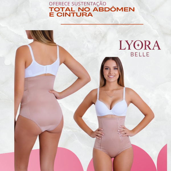 Cinta Calcinha Modeladora Pôs Parto Redutora de Barriga Alta Compressão