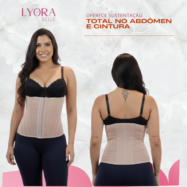 Redutor Abdominal Alta Compressão Pôs Parto Cirúrgico Reduz Barriga Princesa Catarina