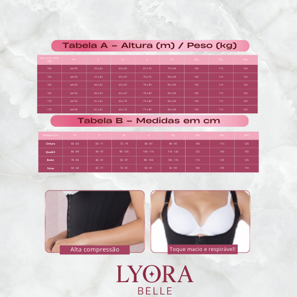 Cinta Modeladora Feminina Redutora Abdome 12 Barbatanas Pós Parto Princesa Catarina