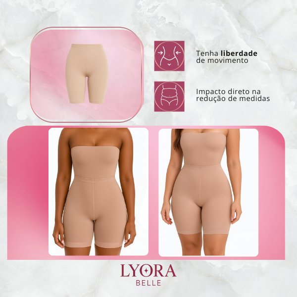 Bermuda Shorts Modeladora feminina Slim Redutor de medidas R17