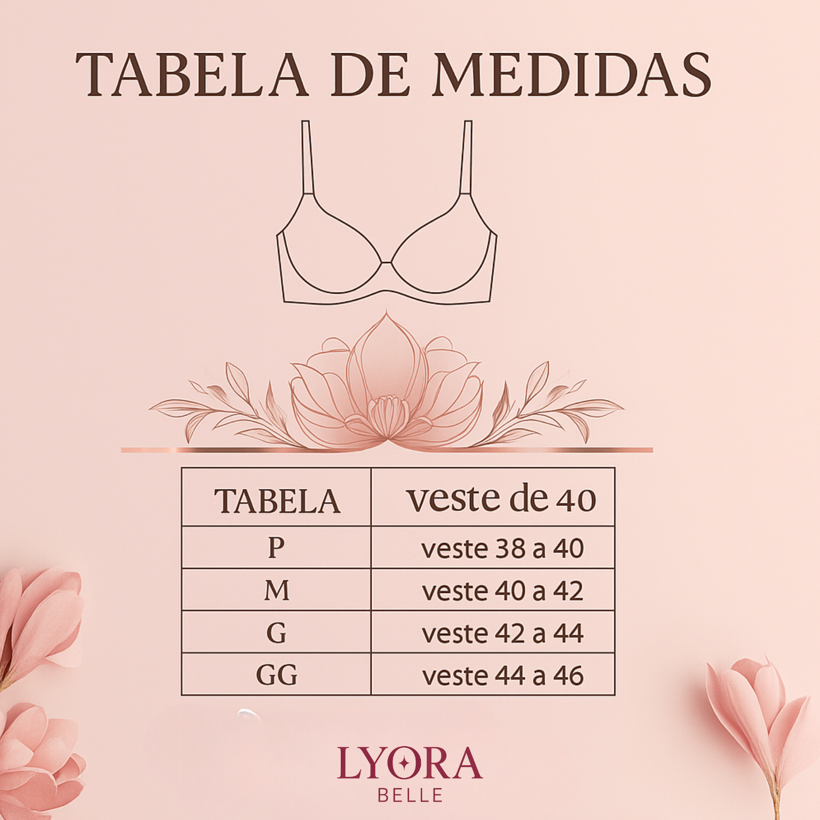 KIt 2 Sutiã Reforçado Ajustável  Com Renda Fecho Triplo Alça Larga  Com Bojo Confortável