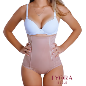 Cinta Calcinha Modeladora Pôs Parto Redutora de Barriga Alta Compressão