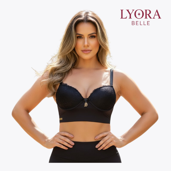 Kit 3 Sutiã Reforçado Plus Size Três Fechos Com Renda Alta Sustentação Com Bojo Confortável