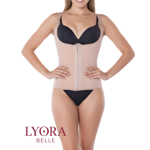 Cinta Modeladora Feminina Redutora Abdome 12 Barbatanas Pós Parto Princesa Catarina