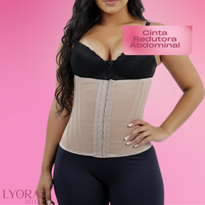 Redutor Abdominal Alta Compressão Pôs Parto  Cirúrgico Reduz Barriga Princesa Catarina