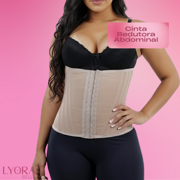 Redutor Abdominal Alta Compressão Pôs Parto  Cirúrgico Reduz Barriga Princesa Catarina