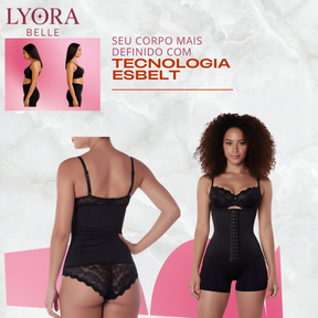 Redutor Abdominal Alta Compressão Pôs Parto  Cirúrgico Reduz Barriga Princesa Catarina