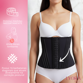 Cinta Modeladora Sabrina Sato 16 Barbatanas Alta Compressão Ref. B16