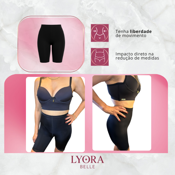 Bermuda Shorts Modeladora feminina Slim Redutor de medidas R17