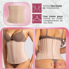 Cinta Modeladora Sabrina Sato 16 Barbatanas Alta Compressão Ref. B16