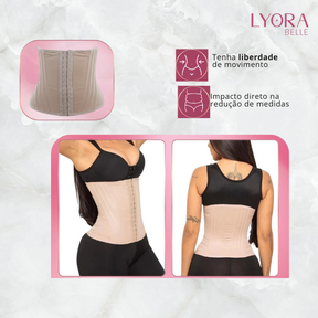 Redutor Abdominal Alta Compressão Pôs Parto  Cirúrgico Reduz Barriga Princesa Catarina