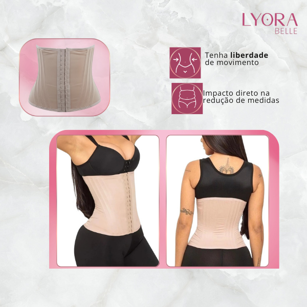 Redutor Abdominal Alta Compressão Pôs Parto  Cirúrgico Reduz Barriga Princesa Catarina