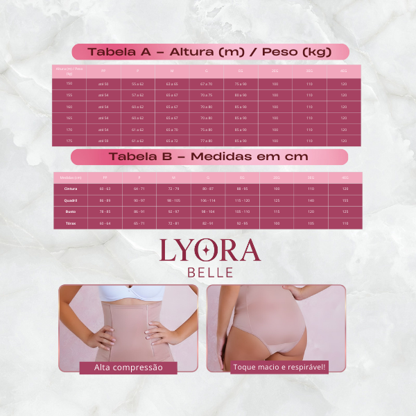 Cinta Calcinha Modeladora Pôs Parto Redutora de Barriga Alta Compressão