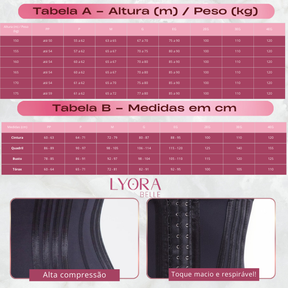 Cinta Modeladora Sabrina Sato 16 Barbatanas Alta Compressão Ref. B16