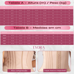 Cinta Modeladora Sabrina Sato 16 Barbatanas Alta Compressão Ref. B16