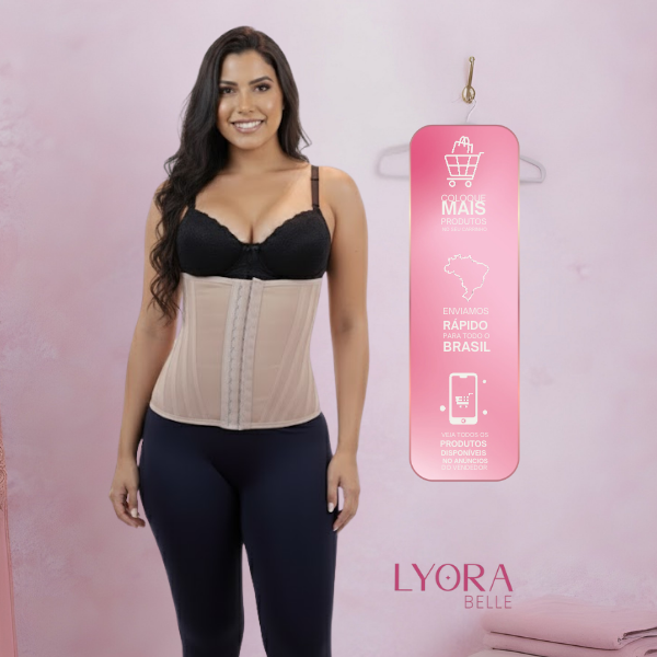 Redutor Abdominal Alta Compressão Pôs Parto  Cirúrgico Reduz Barriga Princesa Catarina