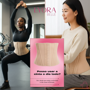 Cinta Modeladora Sabrina Sato 16 Barbatanas Alta Compressão Ref. B16