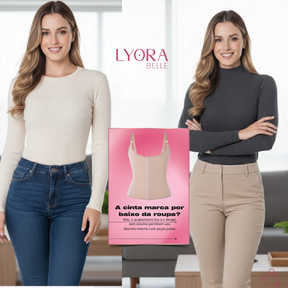 Cinta Modeladora Feminina Redutora Abdome 12 Barbatanas Pós Parto Princesa Catarina