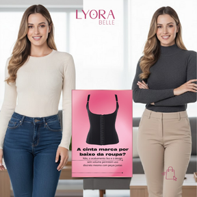 Cinta Modeladora Feminina Redutora Abdome 12 Barbatanas Pós Parto Princesa Catarina