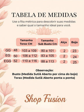 Kit 3 Sutiã Reforçado Plus Size Três Fechos Com Renda Alta Sustentação Com Bojo Confortável