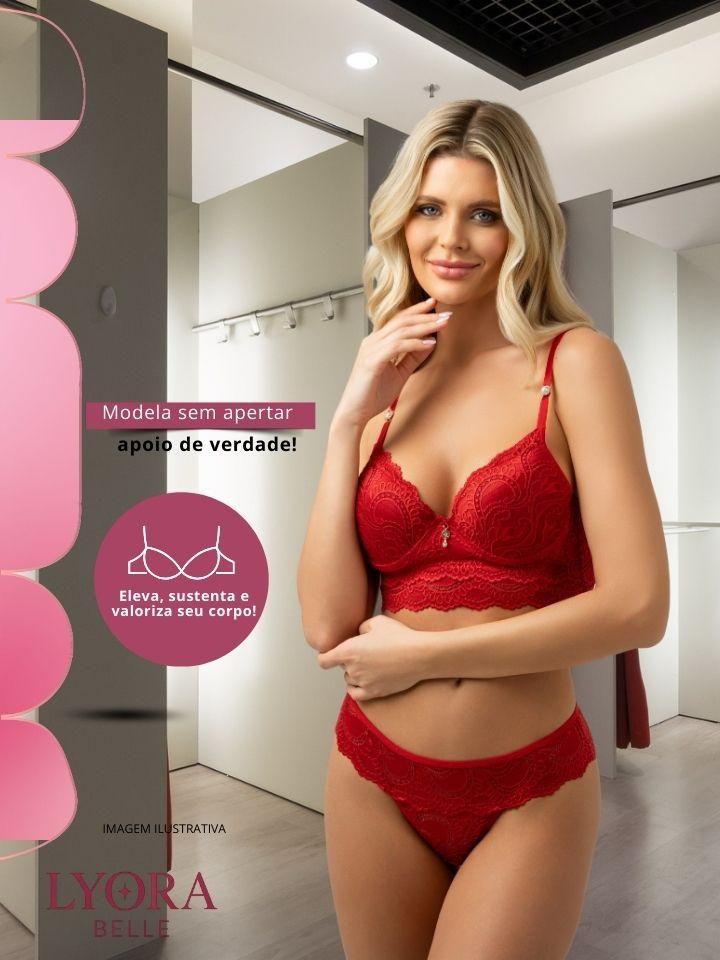 Conjunto Lizili Calcinha E Sutia Premium Sexy Feminino 983