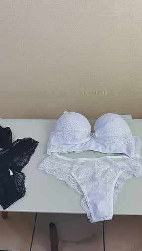Conjunto Calcinha e Sutia Lizili Premium Sexy Com Renda 1160